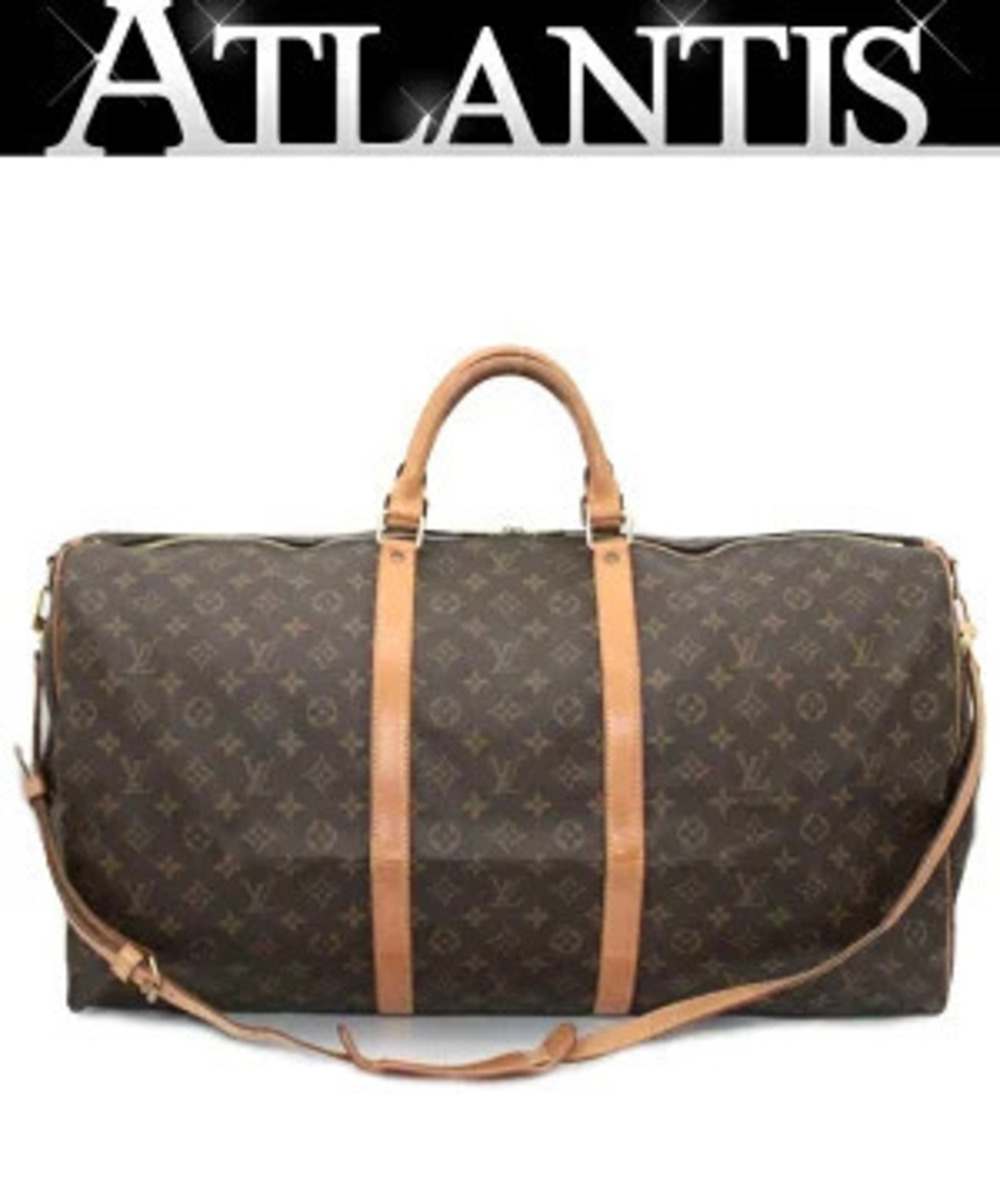 Louis Vuitton Keepall Bandouliere Boston Bag Shoulder Monogram